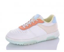 Кроссовки женские QQ Shoes, модель BK80 orange демисезон