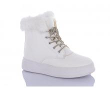 ботинки женские QQ Shoes, модель JP29 white зима