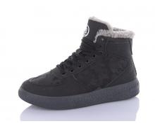 Кроссовки женские QQ Shoes, модель 121 black зима