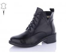 Ботинки женские QQ Shoes, модель 610 black зима