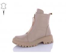 Ботинки женские QQ Shoes, модель 622 beige зима