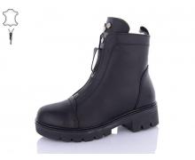 Ботинки женские QQ Shoes, модель 622-3 black зима