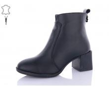 Ботинки женские QQ Shoes, модель 639-1 black зима