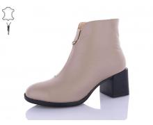 Ботинки женские QQ Shoes, модель 641-1 beige зима