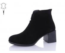 Ботинки женские QQ Shoes, модель 641-1 зм-black зима