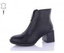 Ботинки женские QQ Shoes, модель 641-1 шк-black зима