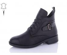 Ботинки женские QQ Shoes, модель 915 black зима