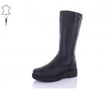 Сапоги женские QQ Shoes, модель 623 black зима