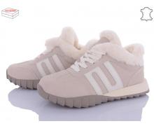 кроссовки женские Ailaifa, модель MC12 beige зима