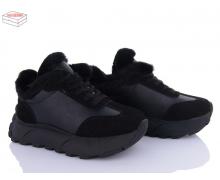 Кроссовки женские Ailaifa, модель MD18 all black зима