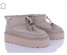 Угги женский PESM-PL PS, модель 5854-28 khaki зима