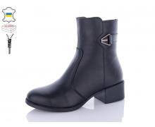 Ботинки женские QQ Shoes, модель 202 чорний зима