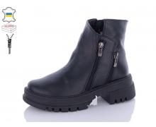 Ботинки женские QQ Shoes, модель 206 чорний зима