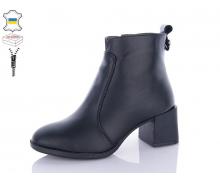 Ботинки женские QQ Shoes, модель 639-1 чорний зима