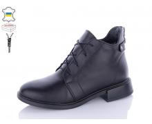 Ботинки женские QQ Shoes, модель 907 чорний зима