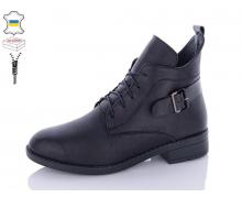 Ботинки женские QQ Shoes, модель 915 чорний зима