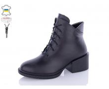 Ботинки женские QQ Shoes, модель 917 чорний зима