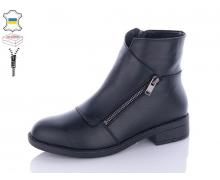 Ботинки женские QQ Shoes, модель 922 чорний зима