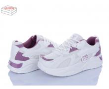 кроссовки женские Sindikat, модель M2 white-purple демисезон