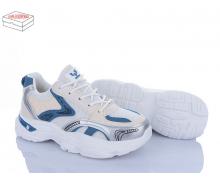 кроссовки женские Sindikat, модель M4 white-blue демисезон