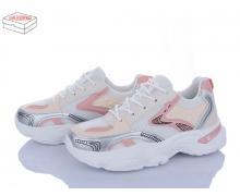 кроссовки женские Sindikat, модель M4 white-pink демисезон