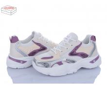 кроссовки женские Sindikat, модель M4 white-purple демисезон