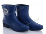 Резиновая обувь женские Class-shoes, модель G01PP синий галограмма демисезон