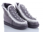 ботинки женские Zoom, модель DK62 grey зима
