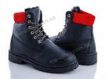 Ботинки женские Zoom, модель F1758-1 black-red зима