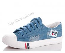 Кеды женские Sali shoes, модель WL-12-6 l.blue демисезон