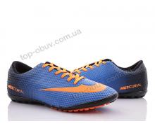 Футбольная обувь мужская Walked, модель 37 Walked d.mavi-turuncu-hsm демисезон