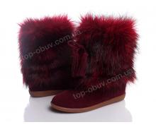 Сапоги женские Prime-Opt, модель Shoes ZT-8915 BORDO зима