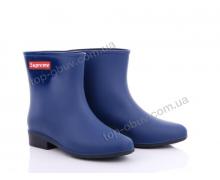 Резиновая обувь женская Class Shoes, модель G01-1SP синий демисезон