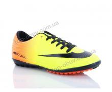Футбольная обувь мужская M.M, модель N3 yellow-orange демисезон