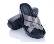 Шлепки женские Summer shoes, модель БМП-3 никель лето