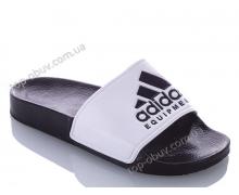 шлепанцы подросток Ashaf, модель Adidas white-black лето