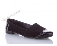 туфли женские Garti, модель N969 лак-замш black демисезон