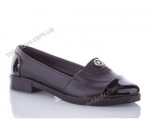 туфли женские Garti, модель N970 лак-кожа black демисезон
