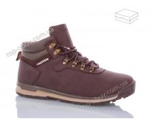 ботинки мужские restime, модель KMZ19862 brown зима