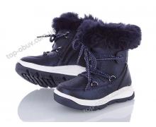 ботинки детские Style-baby-Clibee, модель NH199 d.blue зима