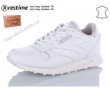 кроссовки подросток restime, модель PWO19105 white демисезон
