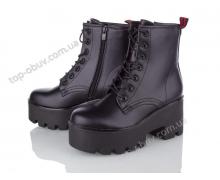 ботинки женские Zoom, модель 6011 black демисезон
