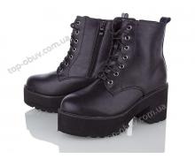 ботинки женские Zoom, модель 9302 black демисезон