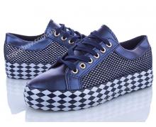 кроссовки женские Summer shoes, модель H4 d.blue демисезон