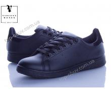 кеды подросток VIOLETA, модель 20-822 all black демисезон