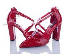 туфли женские Zoom, модель YES8288 red лето
