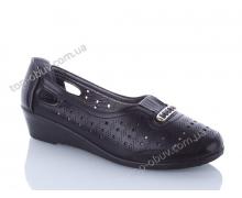 туфли женские Baolikang, модель E831 black лето