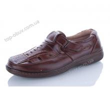 туфли мужские Baolikang, модель JA59 brown лето