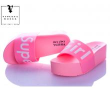 шлепанцы женские VIOLETA, модель 8-306 pink лето