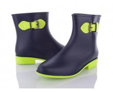 сапоги женские Class-shoes, модель AG01 navy-l.green демисезон